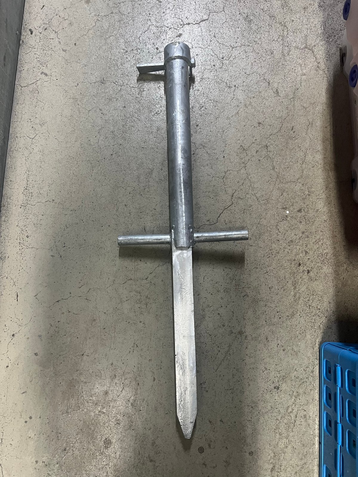 Antenne houder 1 meter, diameter 50 mm, Ophalen of Verzenden, Gebruikt, Toebehoren