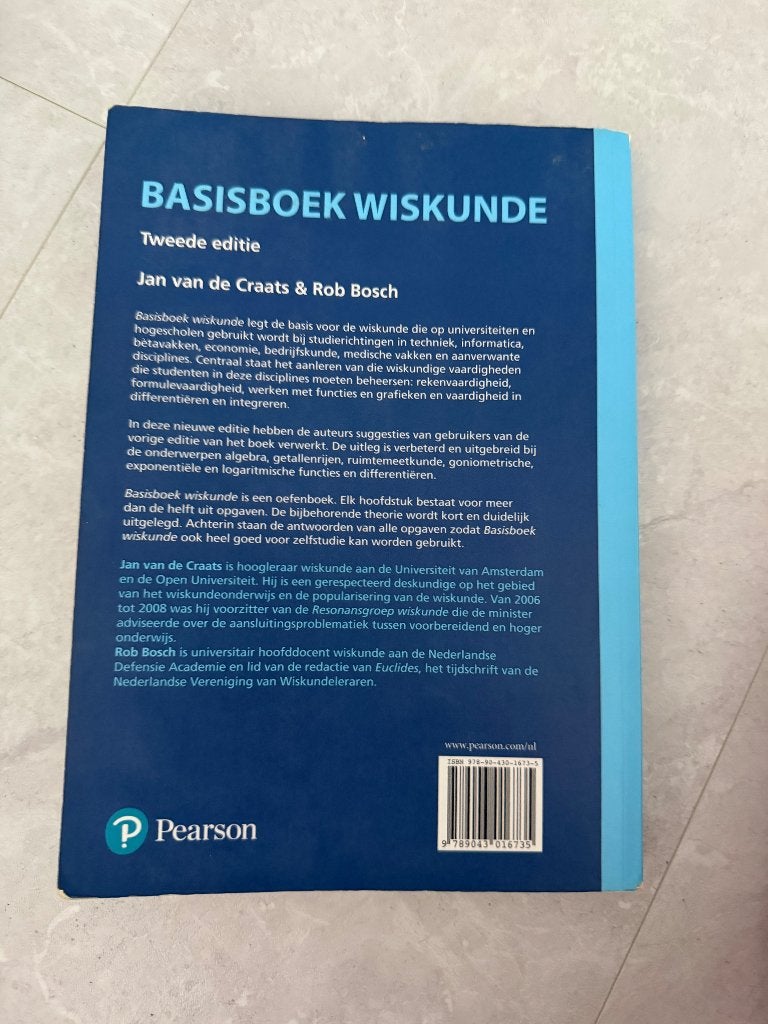 Basisboek wiskunde, Boeken, Ophalen of Verzenden, Beta, Gelezen, HBO