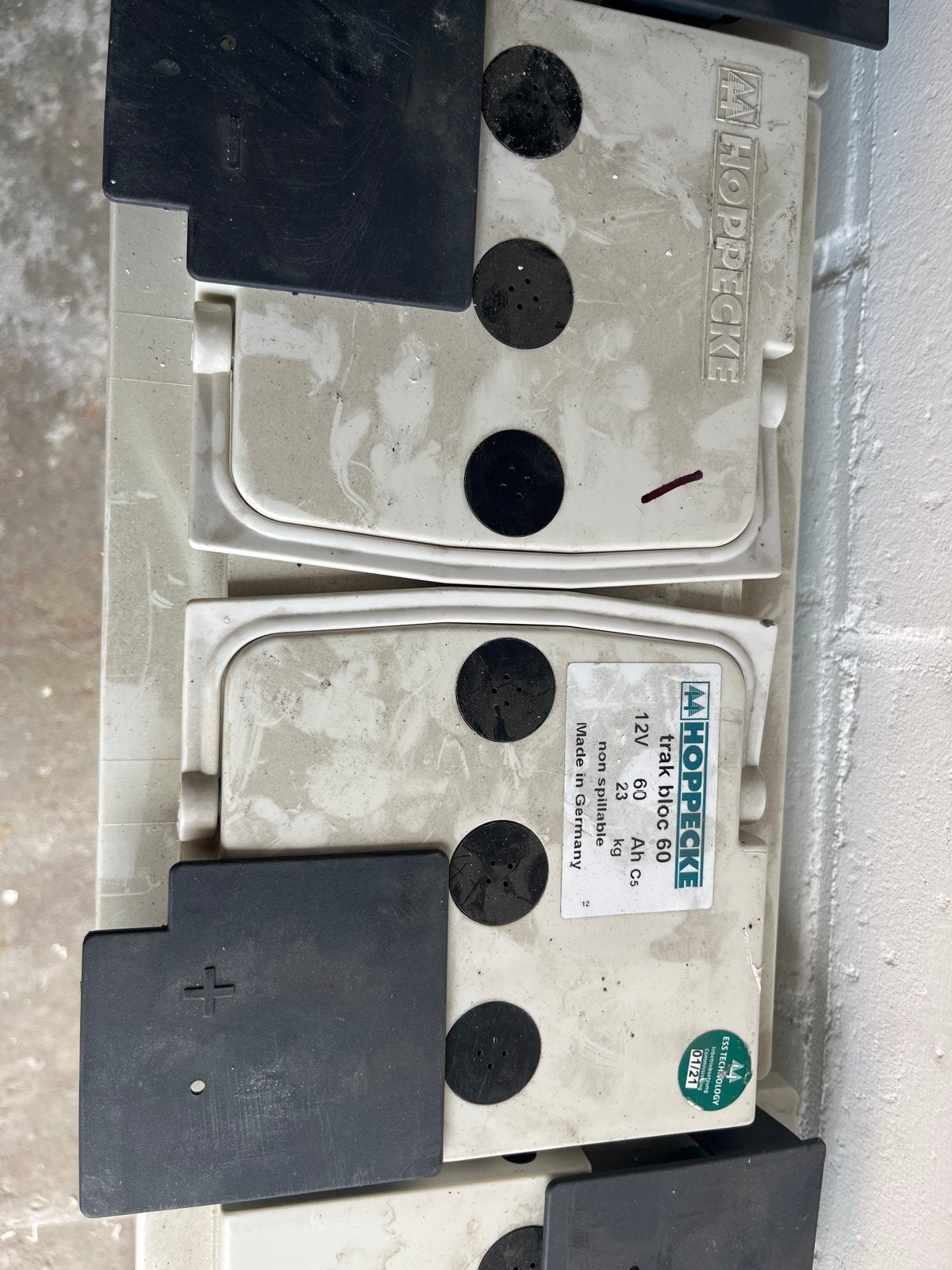 Hoppecke Trak Bloc 60 Accu 12V 60Ah C5 - Gebruikt, Ophalen, Gebruikt, Overige automerken