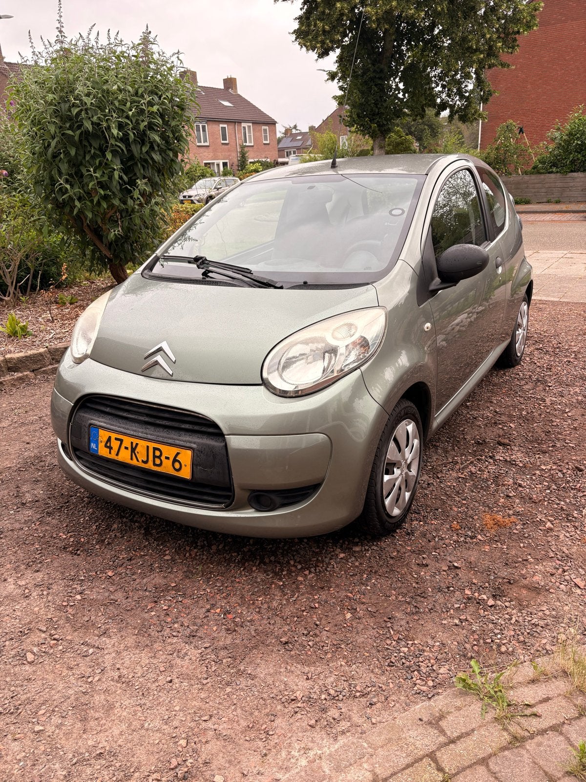Citroën C1 1.0 3-DRS 2009 Groen, Auto's, Citroën, Voorwielaandrijving, Stof, 4 stoelen, C1