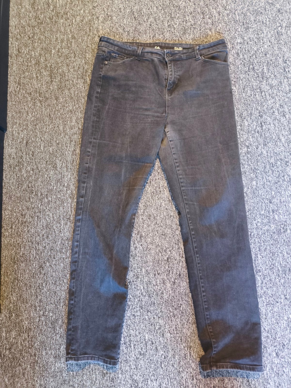 C&A Straight Jeans - Grijs/Zwart - Maat 48, Kleding | Heren, W33 - W34 (confectie 48/50), Grijs, Gedragen, C&A