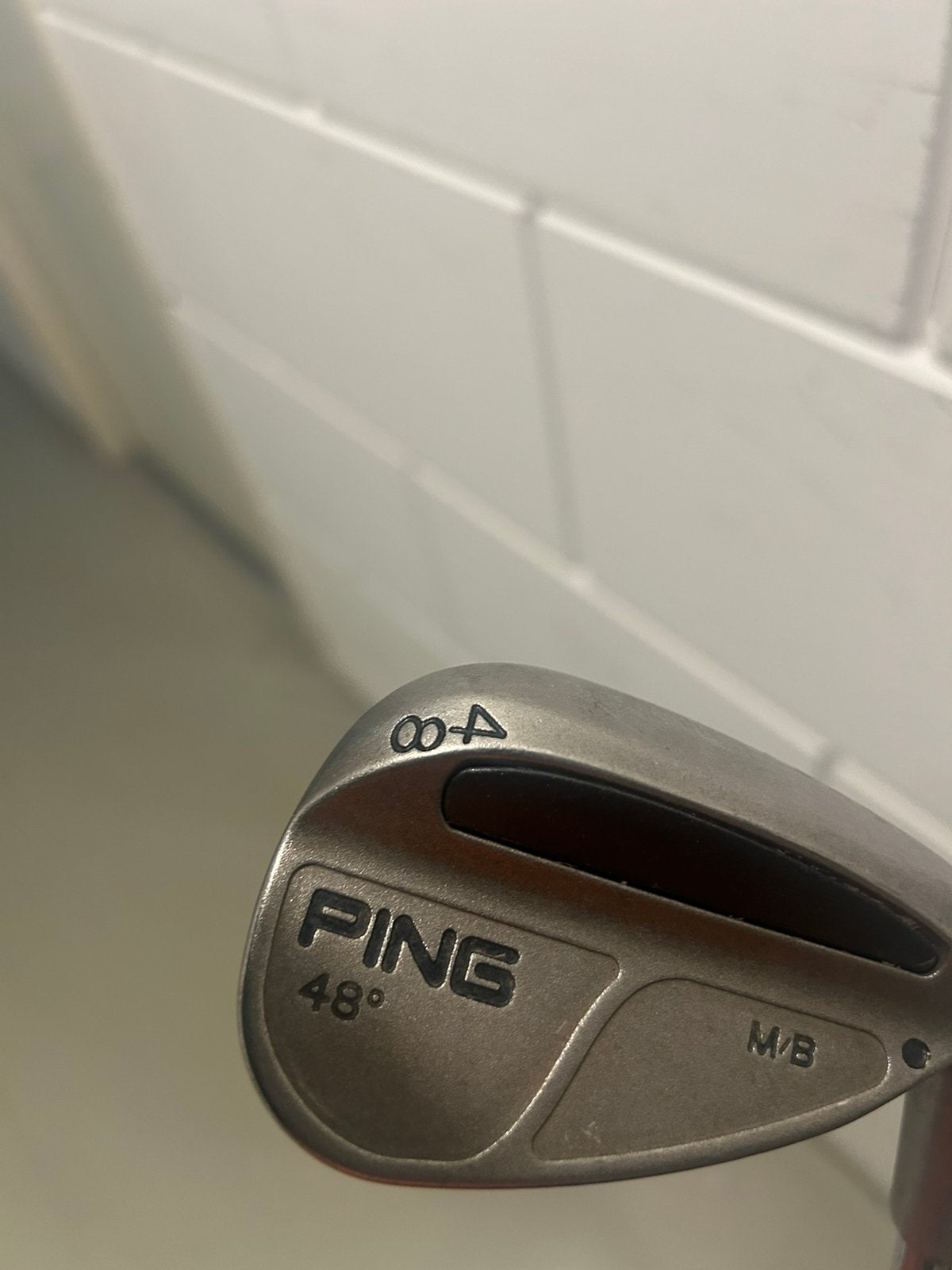 Mooie ping wedge 48 graden met prina shaft en grip, Sport en Fitness, Golf, Ophalen of Verzenden, Gebruikt, Club, Ping
