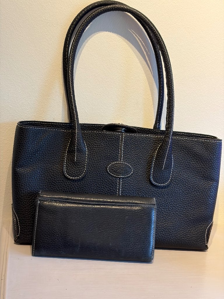 Zwarte Tod’s tas van generfd leer model: D bag, portemonnee, Ophalen of Verzenden, Zo goed als nieuw, Zwart, Handtas