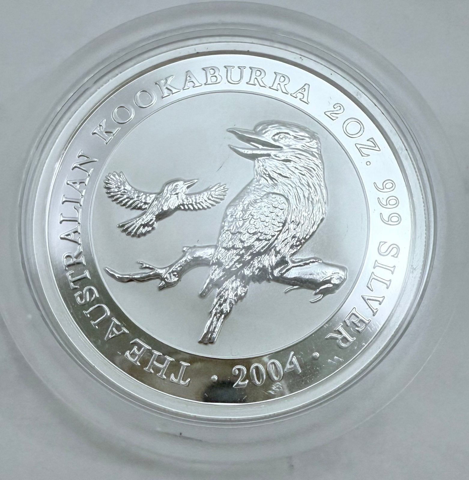2oz 2004 Australian Kookaburra / 999 zilver, Postzegels en Munten, Ophalen of Verzenden, Zilver