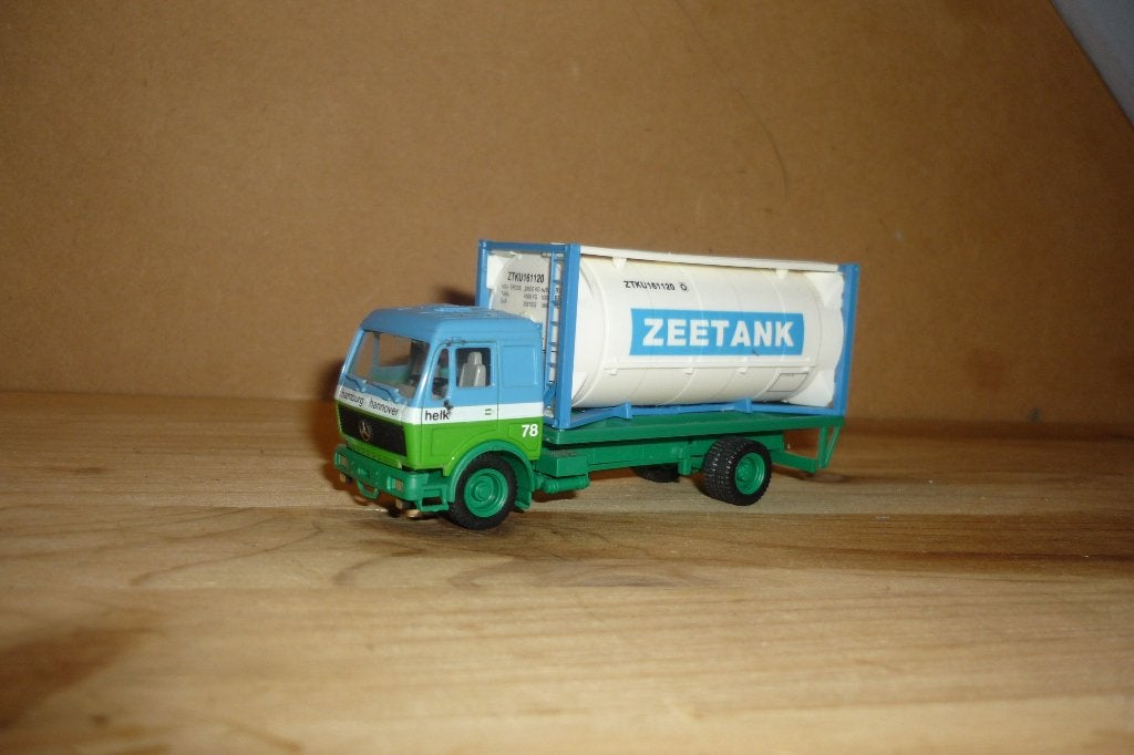 truck  met  container, Ophalen of Verzenden, Zo goed als nieuw, Bus of Vrachtwagen, Overige merken