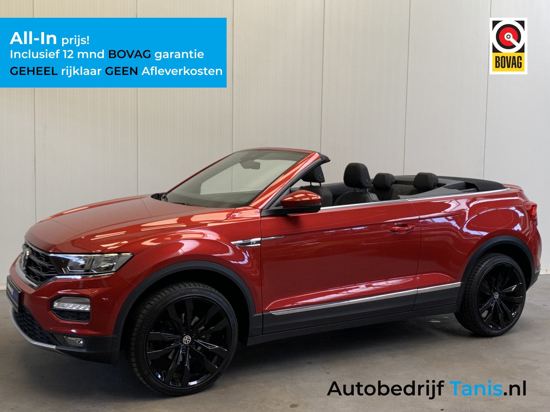 Volkswagen T-Roc Cabrio 1.0 TSI Style 115Pk NAVI-ECC-PDC-DIG, Voorwielaandrijving, Stof, Gebruikt, 116 pk