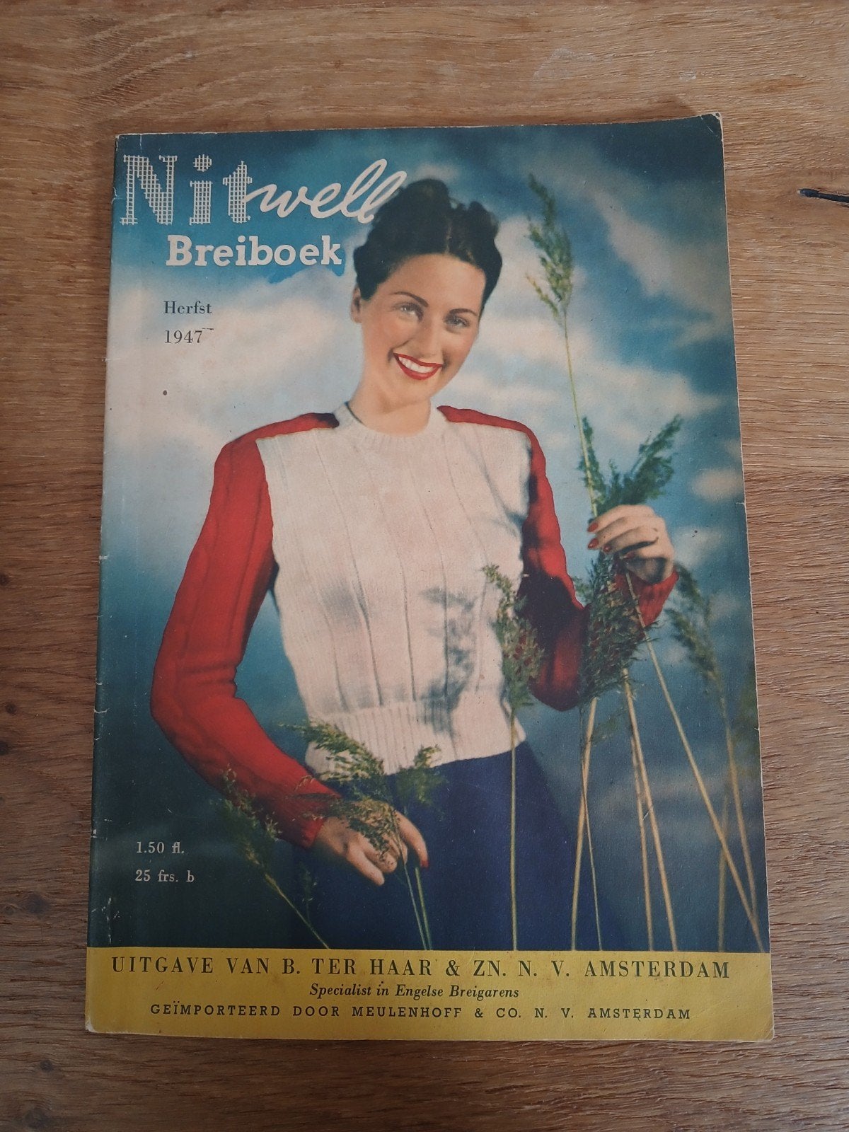 Nitwell Breiboek, herfst 1947, Ophalen of Verzenden, Gelezen, Breien en Haken