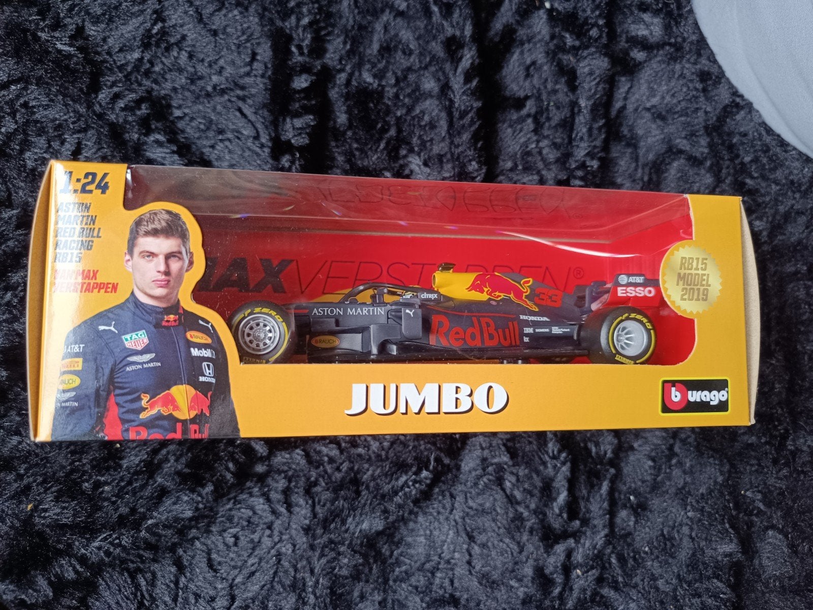 Formule 1 auto van Max Verstappen model 2019, Hobby en Vrije tijd, Modelauto's | 1:24, Ophalen, Nieuw, Bburago