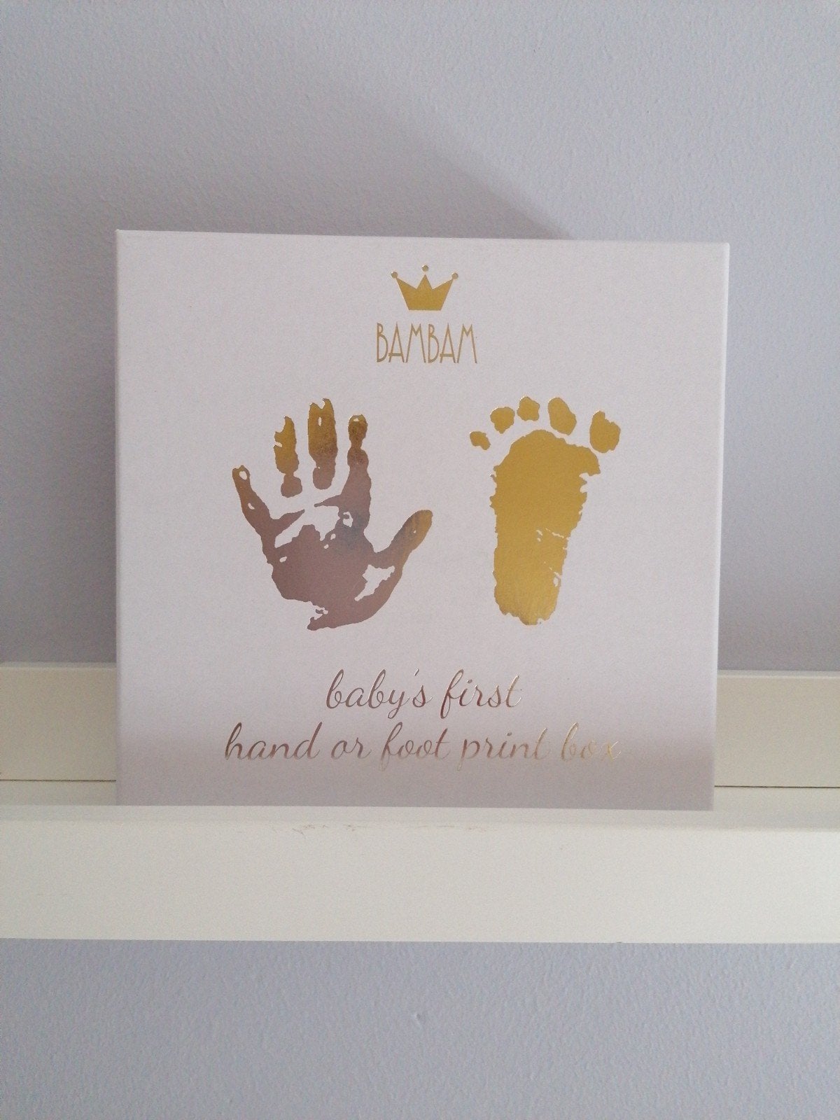 BamBam gips blik hand/voet, Ophalen of Verzenden, Nieuw, Kraamcadeau