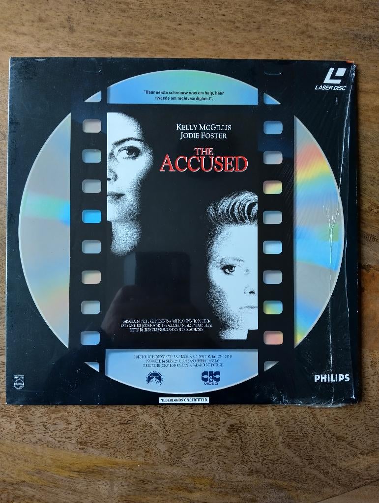 The Accused * LaserDisc * Cd Video * Laser Disc * Beeldplaat, Cd's en Dvd's, Dvd's | Overige Dvd's, Zo goed als nieuw, Alle leeftijden