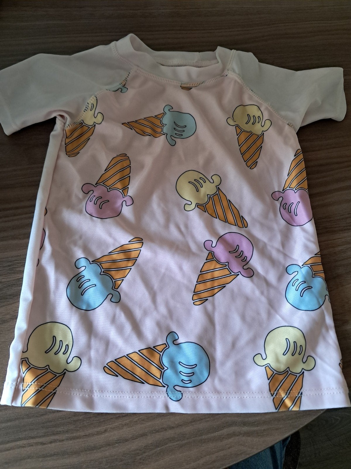 Zeeman UV-zwemshirt met ijsjesprint, maat 98/104, Kinderen en Baby's, Zeeman, Maat 98, UV-zwemkleding, Jongen of Meisje