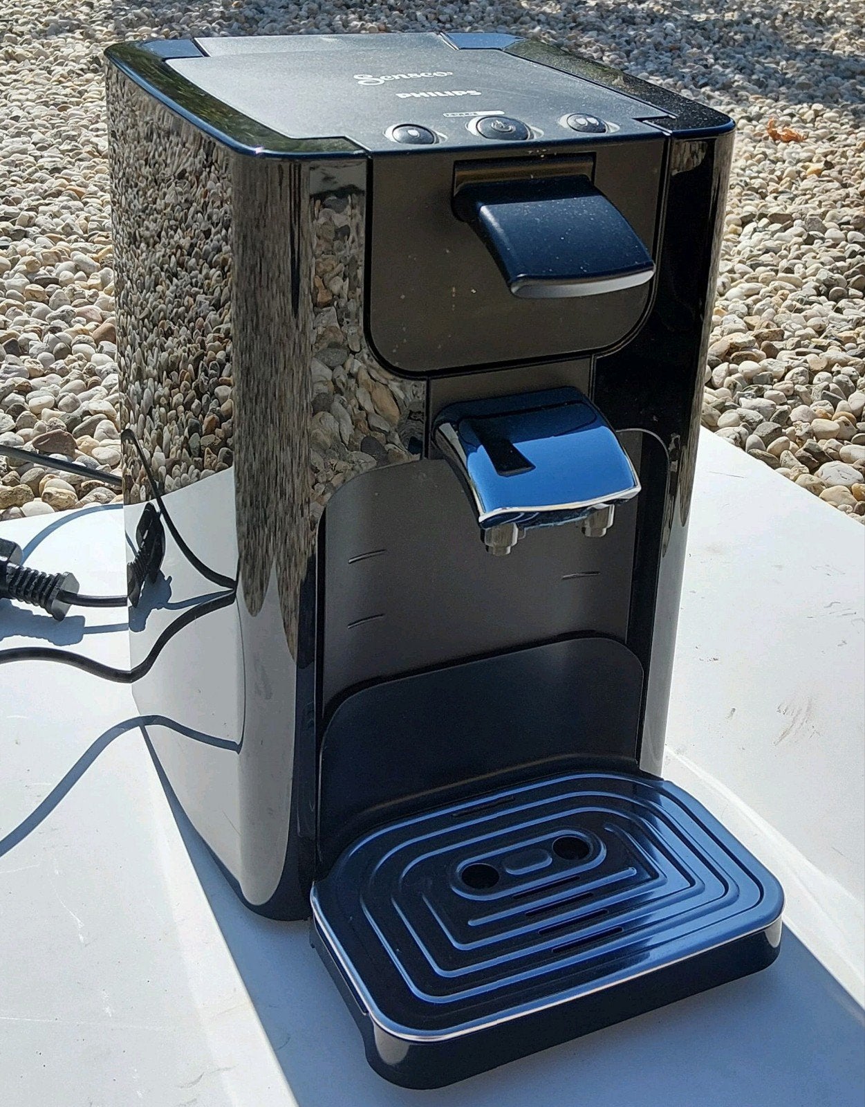 Philips Senseo Quadrante koffiezetapparaat zwart, Ophalen, Gebruikt, Koffiemachine