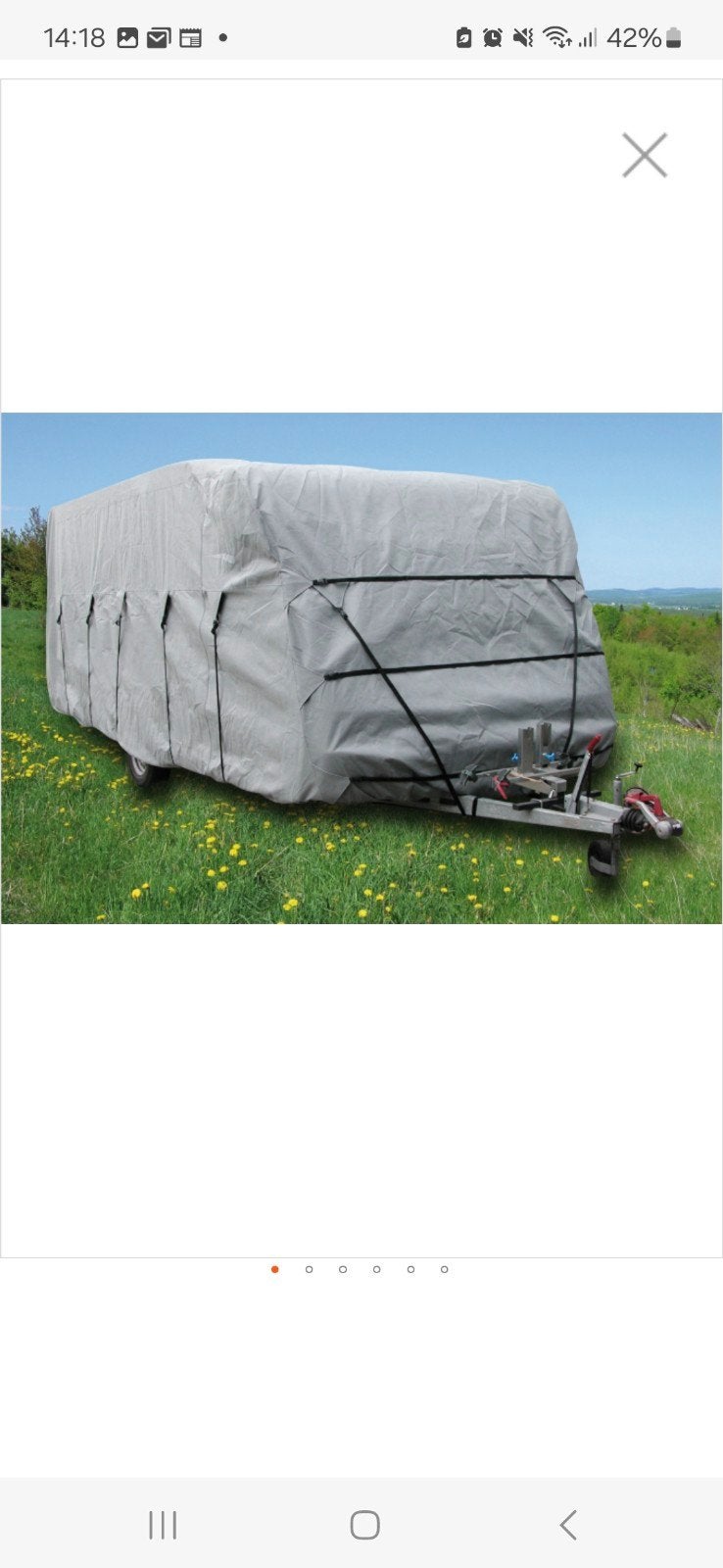 caravan hoes 600-650, Caravans en Kamperen, Ophalen