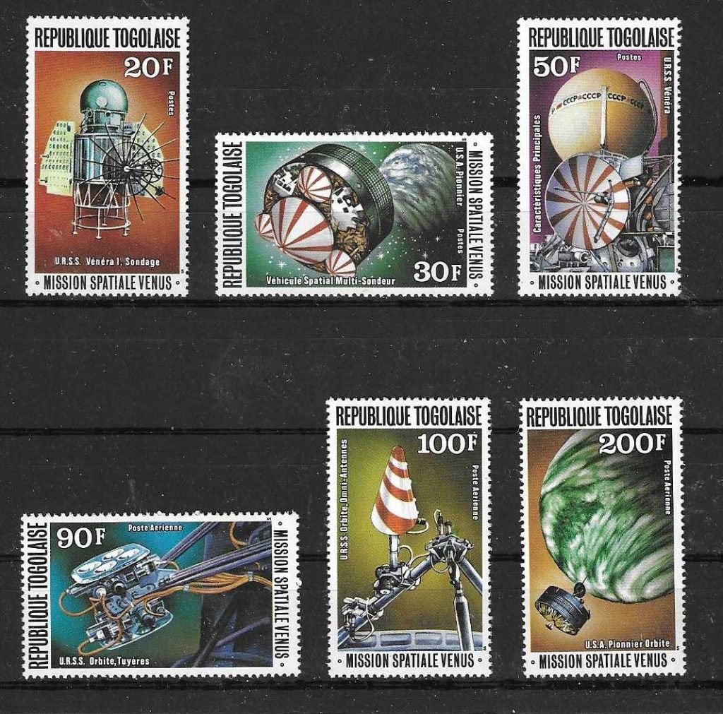 Togo Michel 1294 A-1299 A postfris  RUIMTEVAART, Ophalen of Verzenden, Overige landen, Postfris