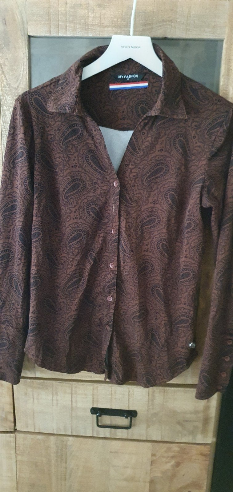 My pashion  blouss  mt s, Kleding | Dames, Verzenden, Nieuw, Blauw