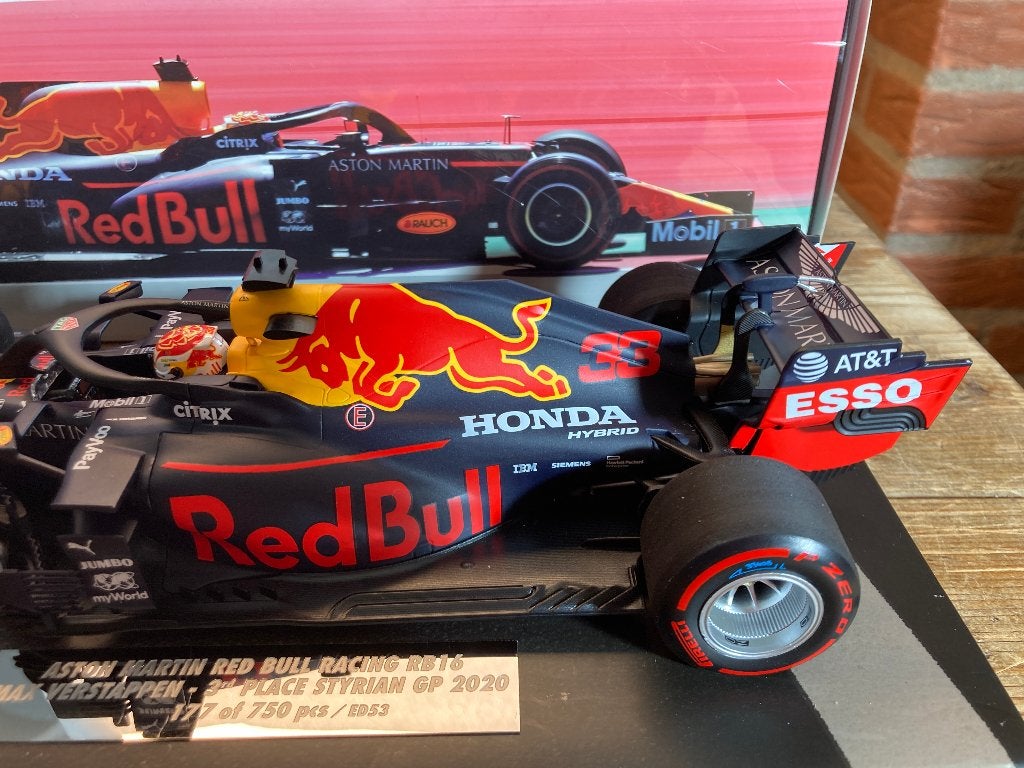 ✅ Max Verstappen editie 53 1:18 Stryrian GP 2020 Fanshop, Ophalen of Verzenden, Nieuw, Formule 1