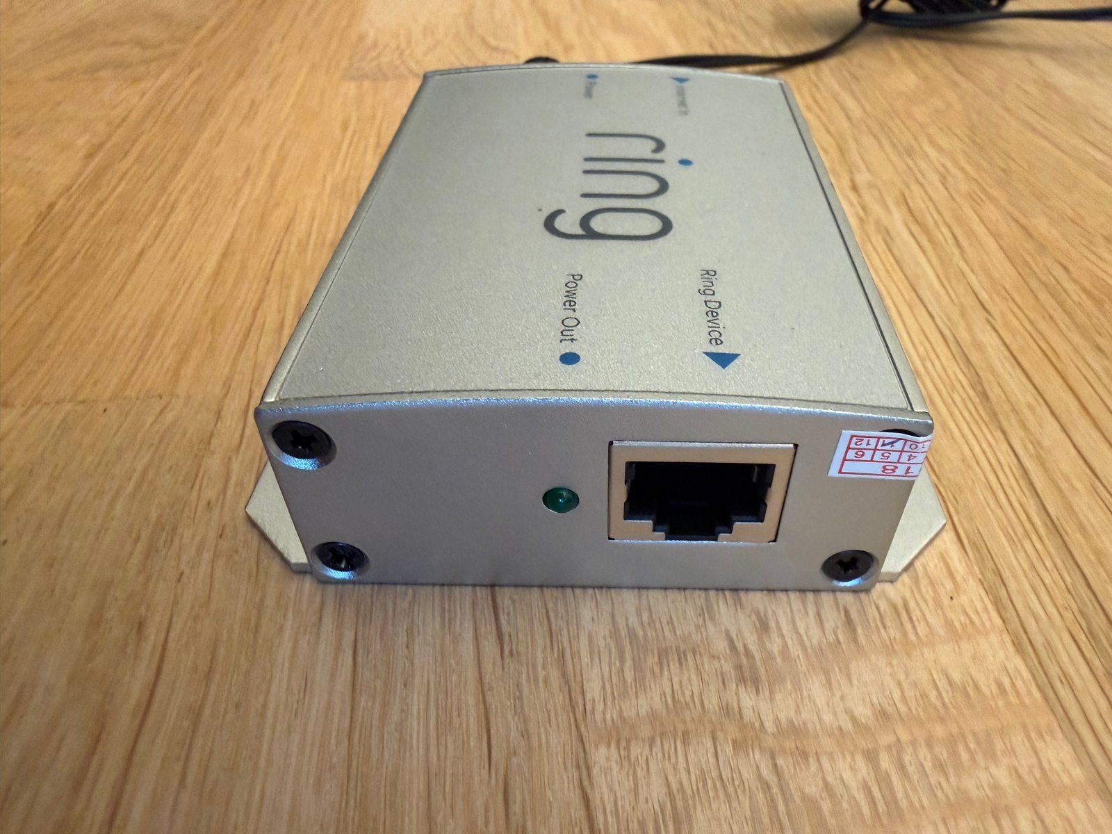 Ring Video Doorbell Elite met Power Kit, Ophalen of Verzenden, Zo goed als nieuw, Buitencamera