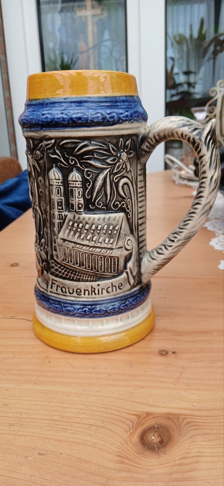 vintage Hofbräuhaus bierpul, Antiek en Kunst, Ophalen