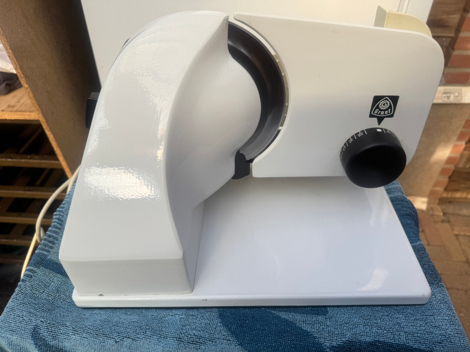 Snijmachine Greaf extra hol geslepen vlees mes, Derietdijk@gmail.com, Ophalen of Verzenden, Zo goed als nieuw, De Rietdijk