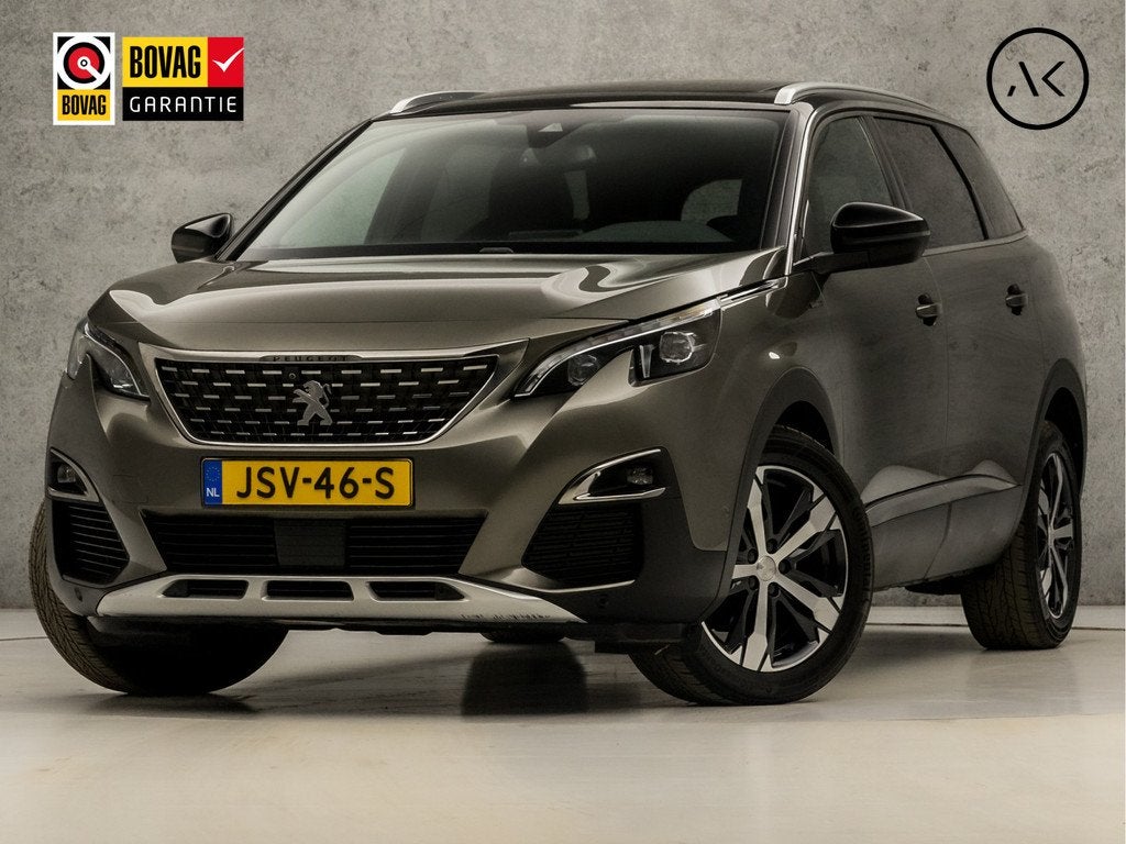 Peugeot 5008 1.6 e-THP GT-Line 165Pk Automaat (PANORAMADAK,, Auto's, Peugeot, Gebruikt, 4 cilinders, Leder, Bedrijf