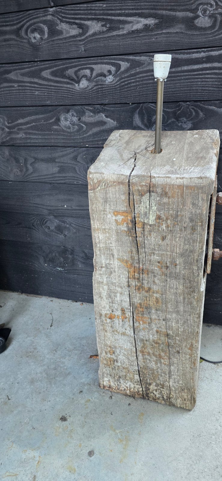 oude meerpaal, Ophalen, Gebruikt, 100 tot 150 cm, E27 (groot)