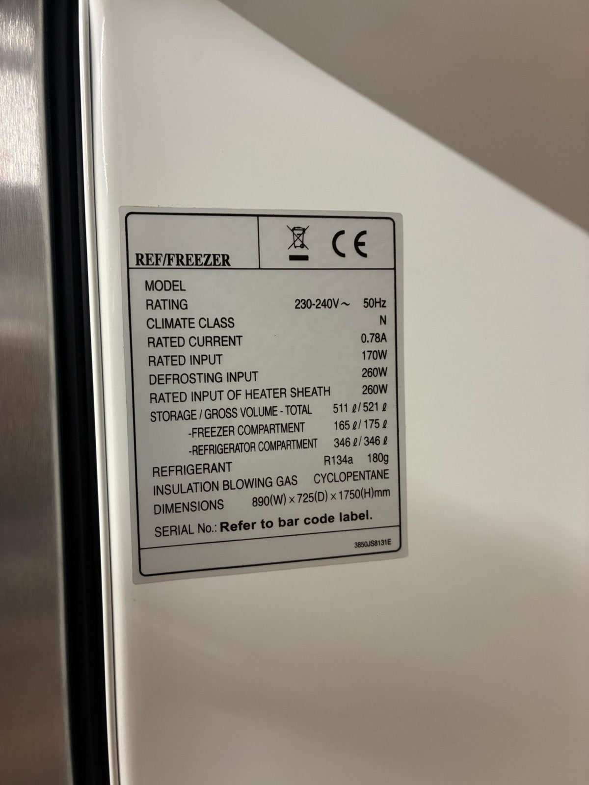 Foto 4 van ATAG amerikaanse koelvriescombinatie