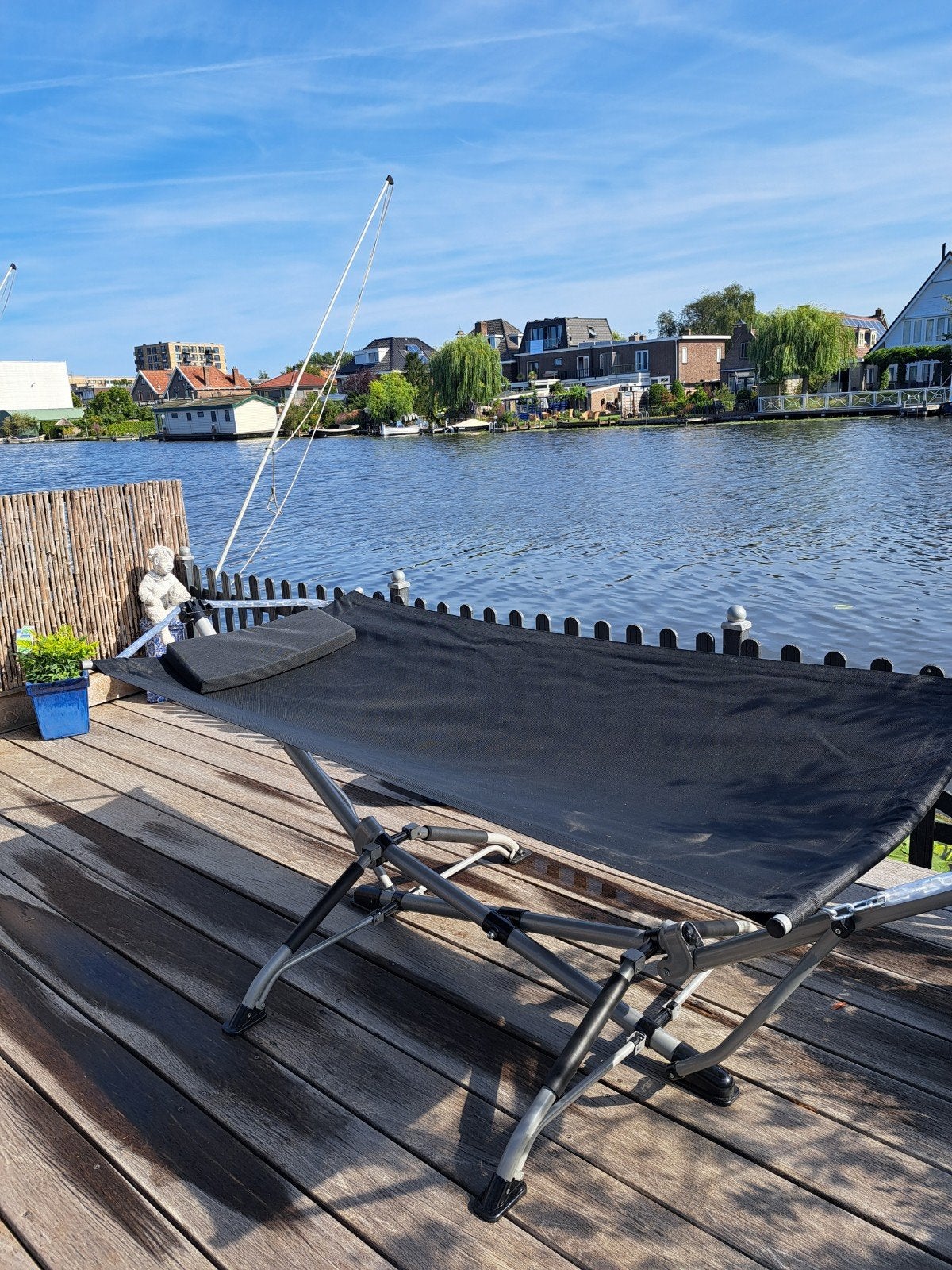 hangmat Aluminium  onderstel, Tuin en Terras, Hangmatten, Ophalen of Verzenden, Zo goed als nieuw