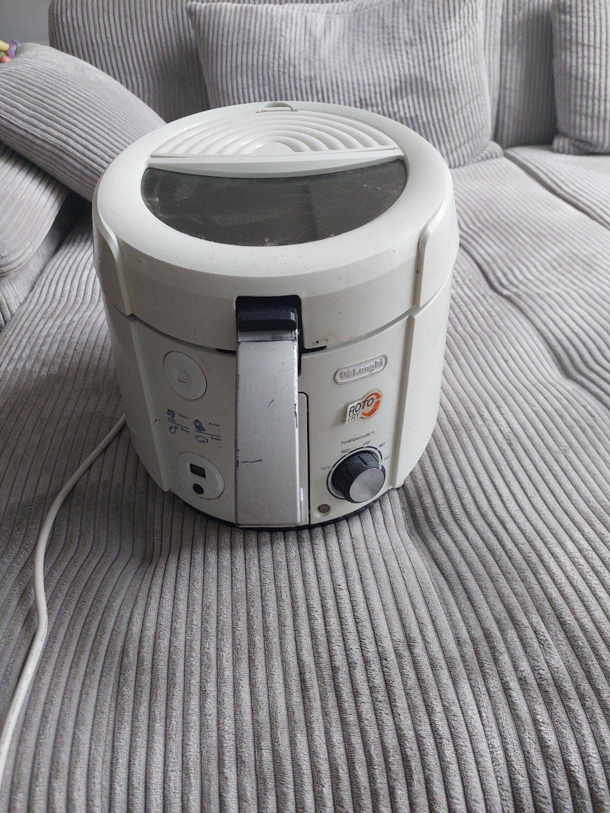DeLonghi rotofry friteuse, 4 liter of meer, Ophalen, Gebruikt