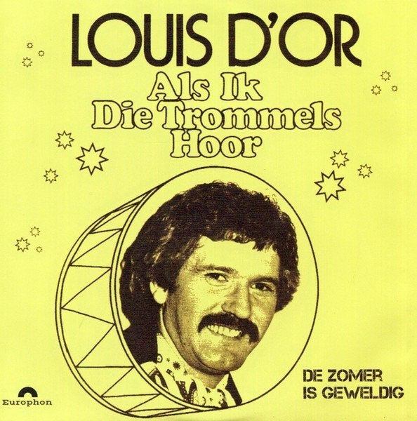 Nieuwpersing vinylsingle Louis d' or  '23 gezocht, Ophalen of Verzenden, Zo goed als nieuw, Overige formaten, Levenslied of Smartlap
