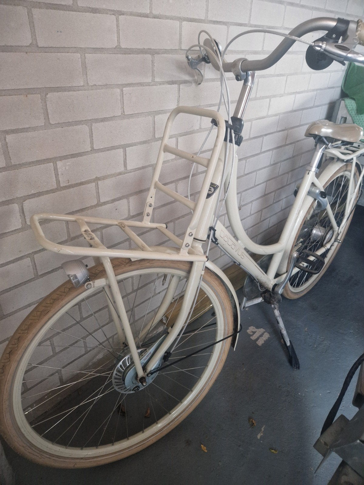 Batavus Damesfiets - Crème Wit - Gebruikt, Ophalen, Terugtraprem, Batavus, 53 tot 56 cm