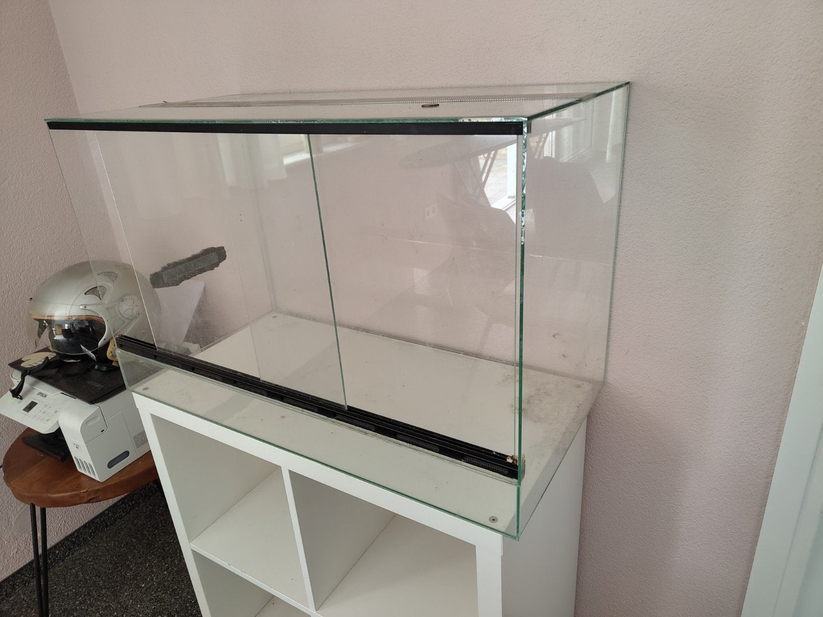 Terrarium met 40 ltr bodembedekking (nog ongeopend), Ophalen, Gebruikt, Terrarium of Paludarium