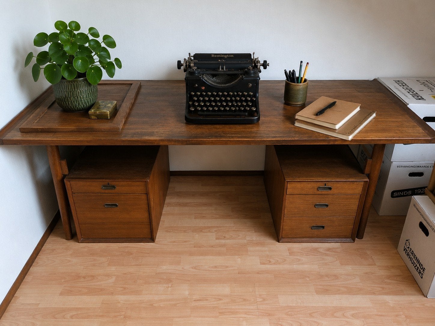 Vintage Scandinavisch bureau - Arne Vodder - jaren '50, Huis en Inrichting, Bureaus, Ophalen, Gebruikt, Arne Vodder, Arne Vodder