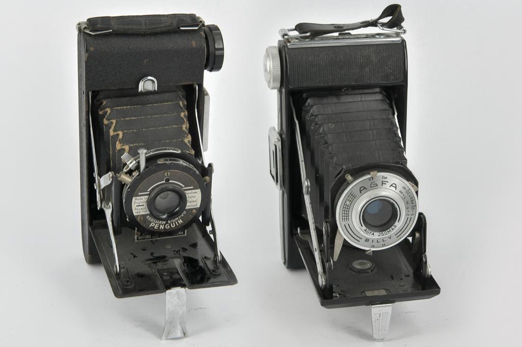 Kershaw Eight-20 Penguin camera en een Agfa Jsomar Billy, Ophalen of Verzenden, Gebruikt, Compact, Overige Merken