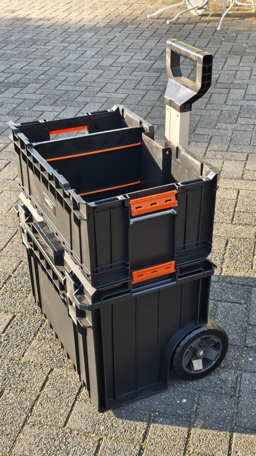 NEO TOOLS 84-266 +84-267 Modulair Systeem Koffer 500, Ophalen of Verzenden, Nieuw, Gereedschapsopslag, Overige merken