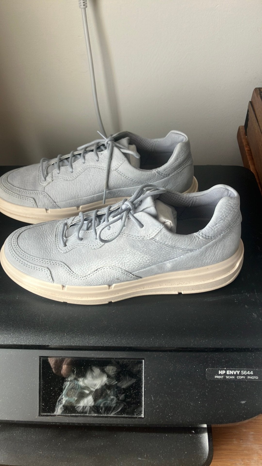 ZilverGrijze Ecco Sneakerschoenen 6!mt 39, Overige kleuren, Ophalen of Verzenden, Sneakers of Gympen, Zo goed als nieuw
