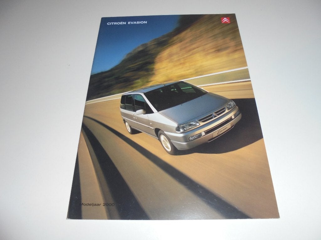 brochure Citroen Evasion modellen 2000, Ophalen of Verzenden, Nieuw, Citroën