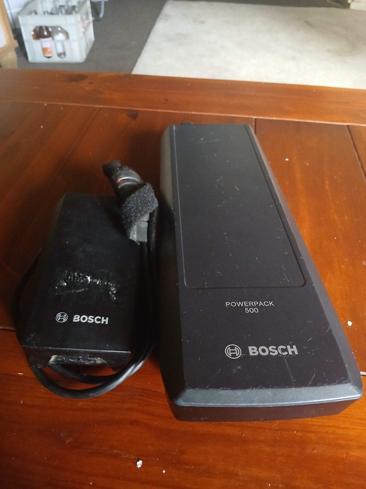 accu bosch 500 w met oplader, Gebruikt