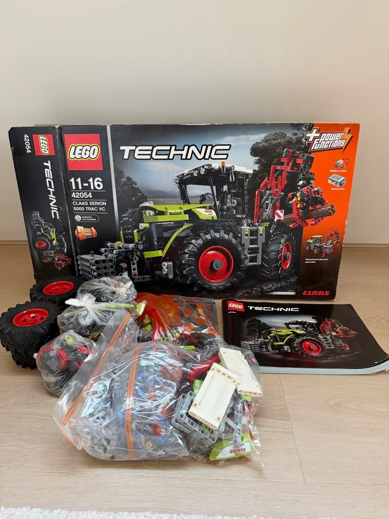Lego Technic 42054 Claas Xerion 5000 Trac VC, Gebruikt, Lego, Ophalen of Verzenden, Complete set