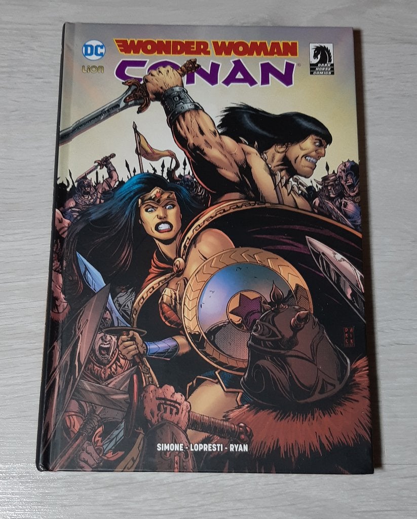 Wonderwoman / Conan : Lion Comics Hardcover OOP, Eén comic, Verzenden, Zo goed als nieuw, Europa