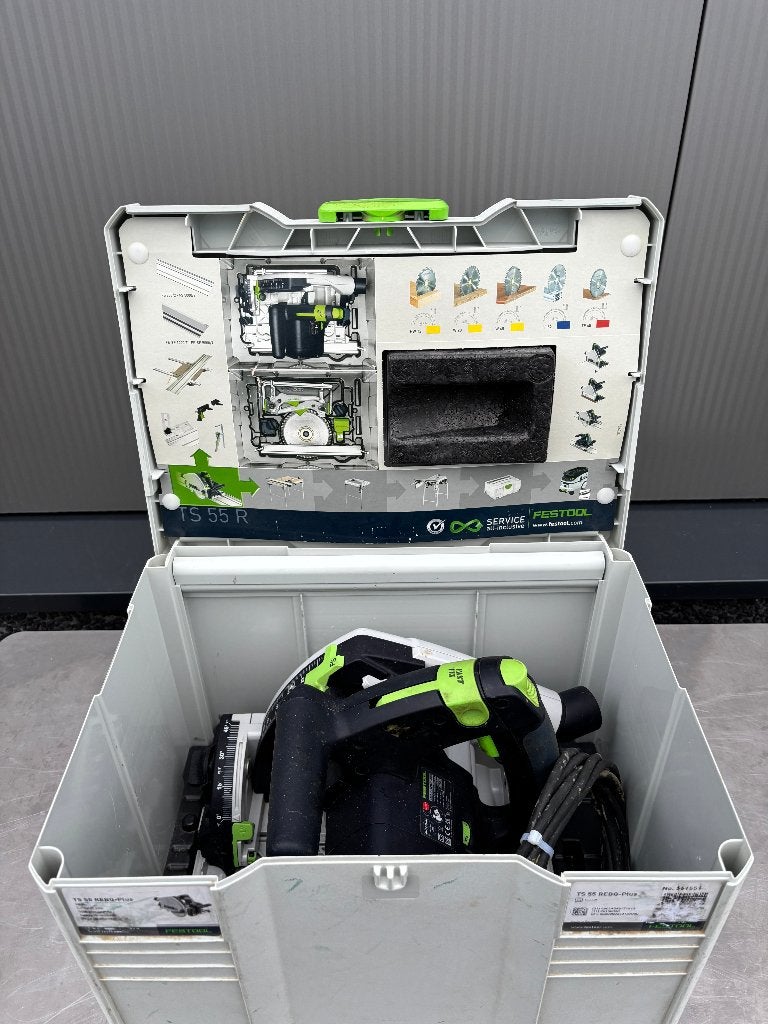 Festool invalzaag TS 55 REBQ-Plus incl systainer, Ophalen, 70 mm of meer, Customerservice-nl@festool.com, 1200 watt of meer