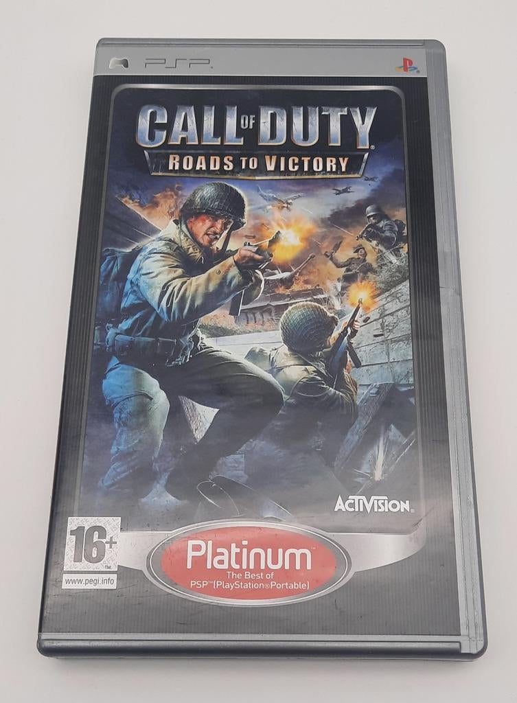 Call of Duty Roads to Victory PSP game, Spelcomputers en Games, Gebruikt, Overige genres, 1 speler, Ophalen of Verzenden