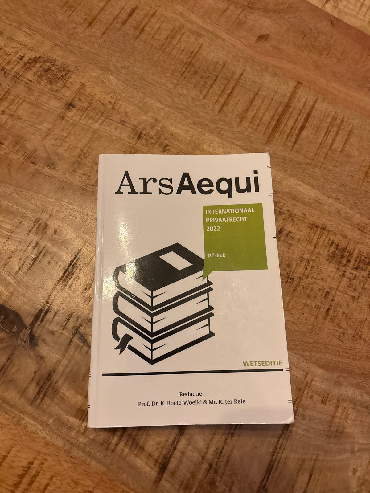 Ars Aequi Internationaal Privaatrecht 2022 13e druk, Boeken, Ophalen of Verzenden, Gamma, Zo goed als nieuw, WO