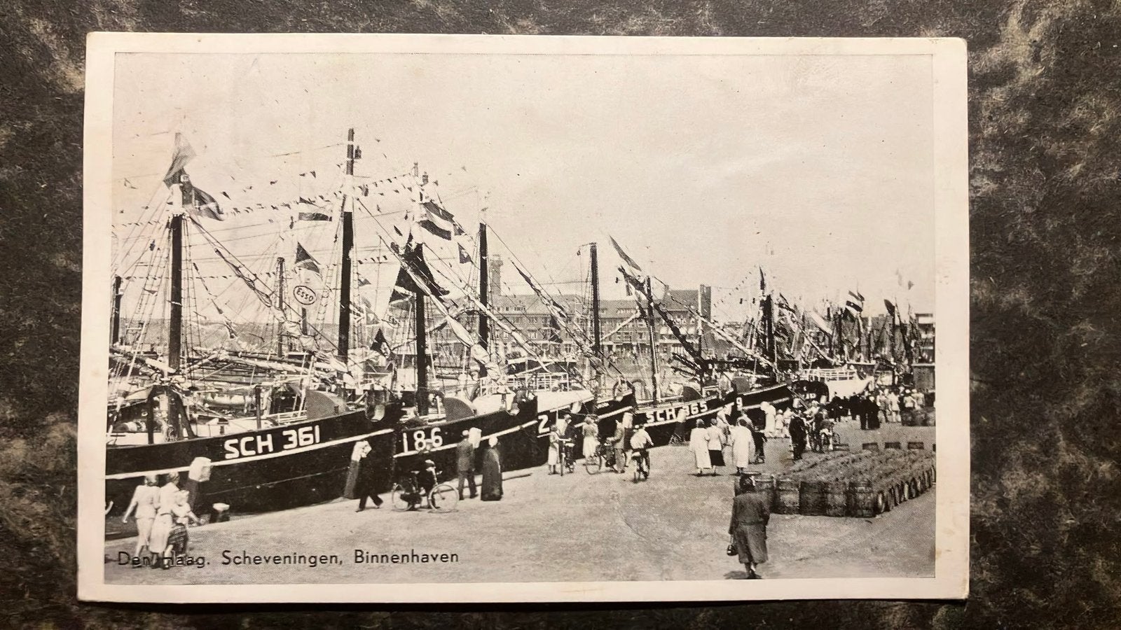 Scheveningen Visserij Vlaggetjesdag  Oud, Ophalen of Verzenden, 1940 tot 1960, Zuid-Holland