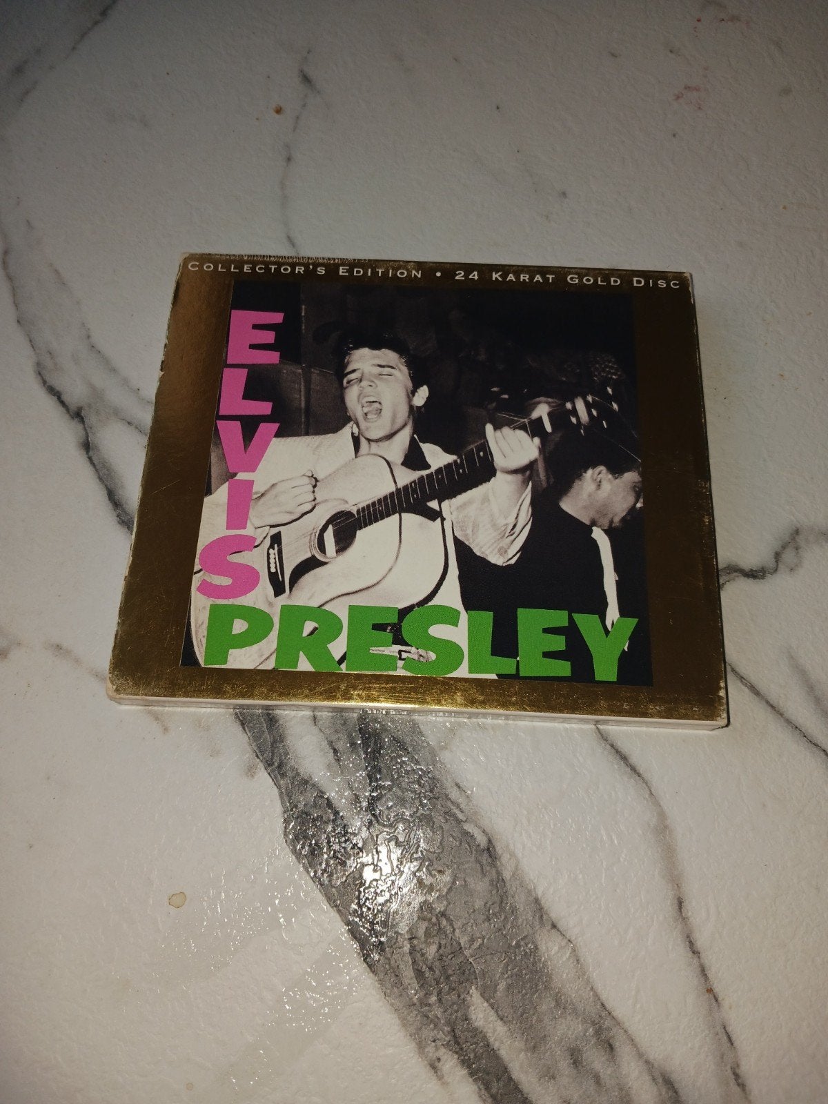 Elvis Presley - Collector's Edition 24 Karaat Gold Disc CD, Rock, Ophalen of Verzenden, Zo goed als nieuw, Inclusief doosje