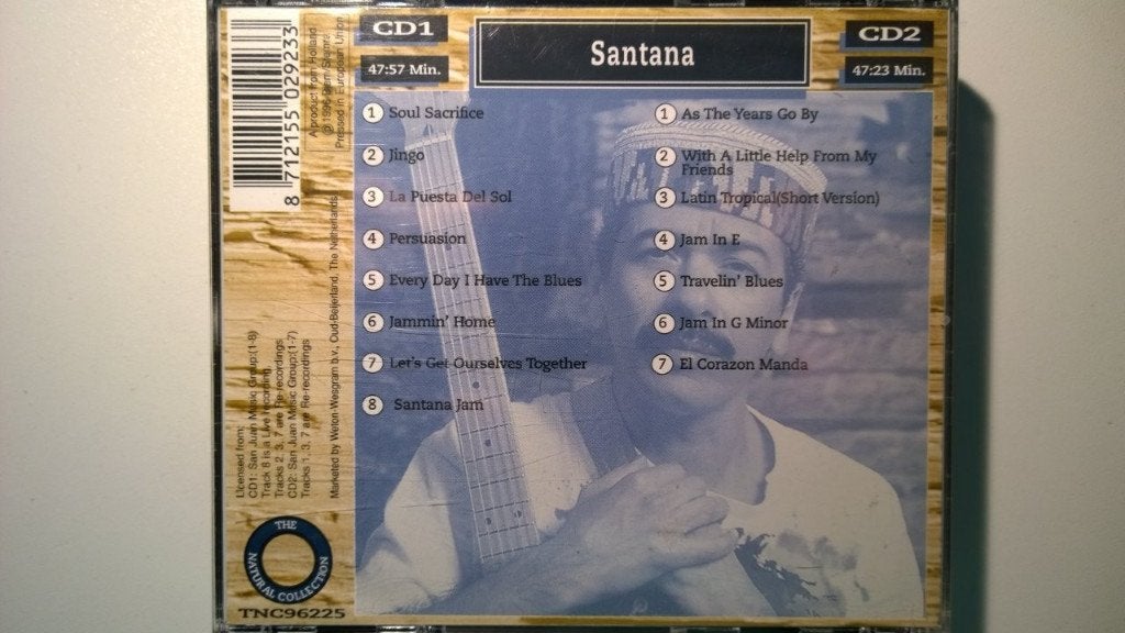 Santana - The Natural Collection, Ophalen of Verzenden, Zo goed als nieuw, Poprock