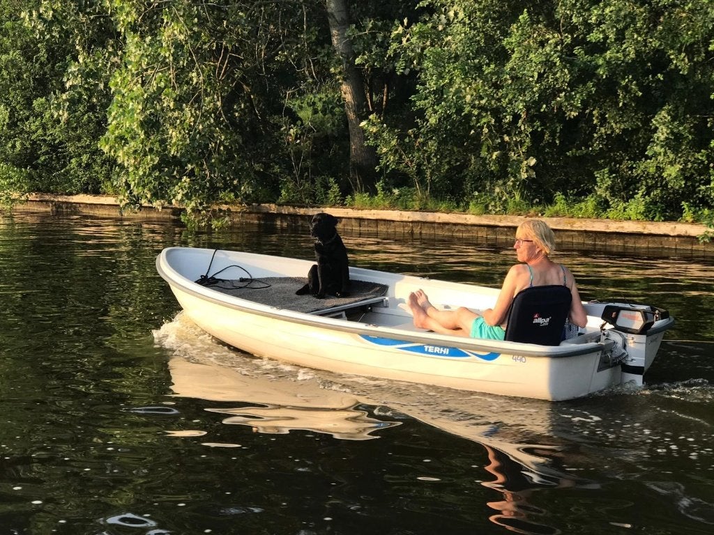 Terhi 440 met Torqeedo Cruise 4.0, Watersport en Boten, Ophalen, Overige merken, Gebruikt, Tot 10 pk