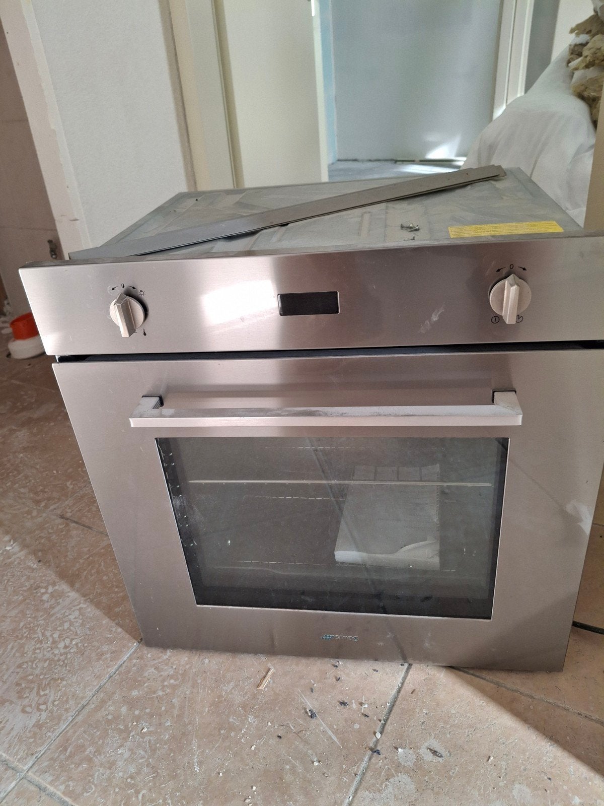 Smeg SF485X Inbouw Oven - Zo goed als nieuw, Ophalen, Smeg, Hete lucht, Inbouw