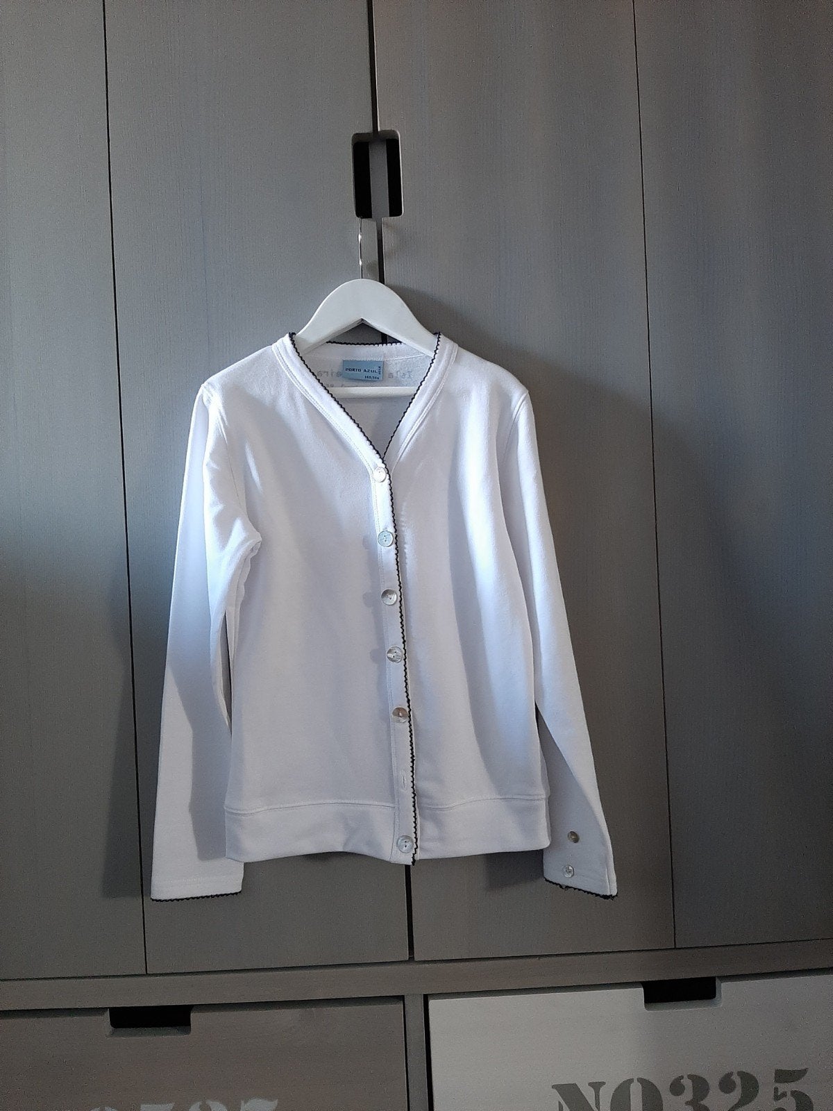 Mooi wit vest Porto Aul maat 140/146 als Nieuw!, Meisje, Ophalen of Verzenden, Zo goed als nieuw, Porto Azul