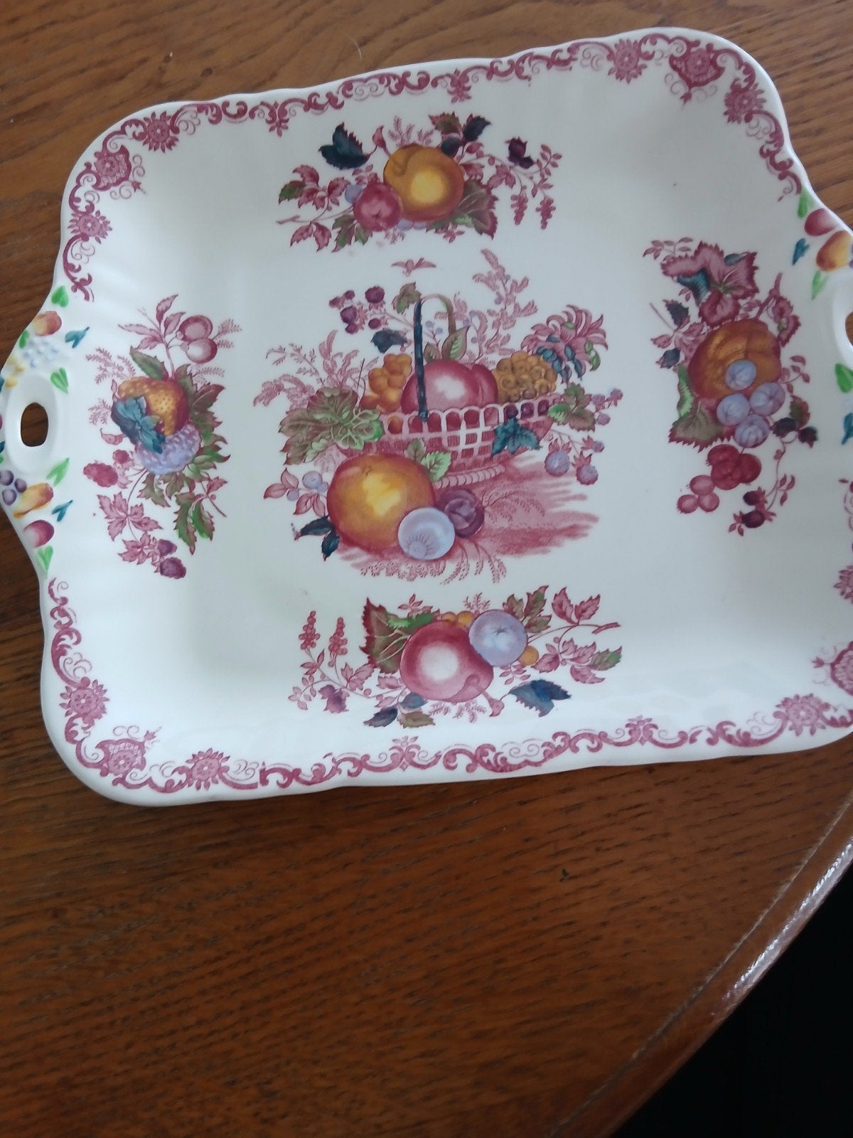 Mason's Patent Ironstone Fruit Basket Schaal, Antiek en Kunst, Ophalen of Verzenden