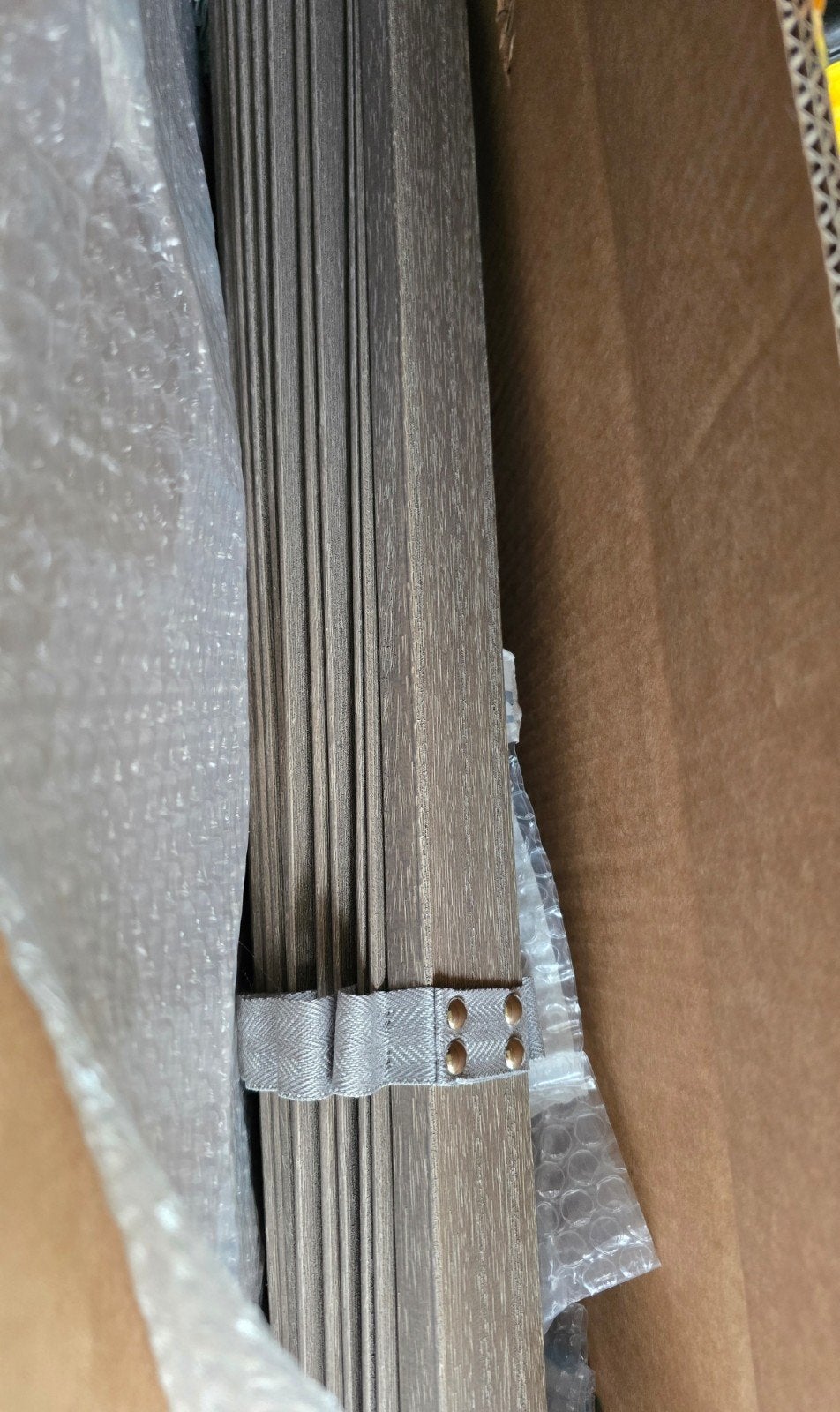 7x Rustieke Houten Jaloezieën 50mm Lindehout - Nieuw in Doos, Huis en Inrichting, Ophalen